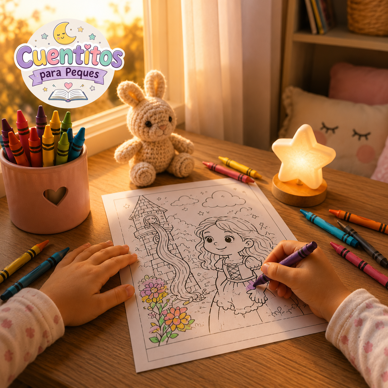 Cuentitos para Peques | 30 Noches de Cuentos con Valores + Páginas para Colorear